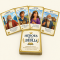 Héroes de la Biblia: 40 Tarjetas de Personajes