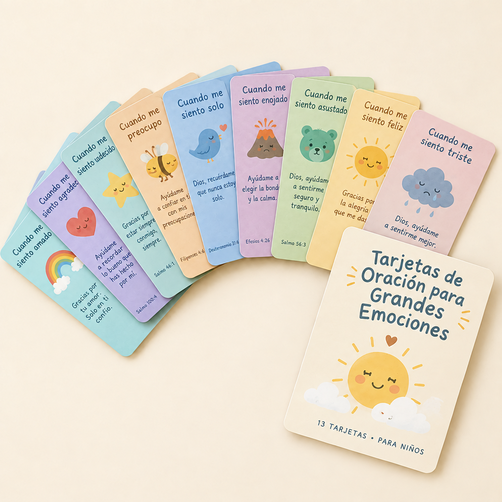 Tarjetas de Oración para Grandes Emociones