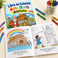 Libro da Colorare delle Storie Bibliche (30+ storie)