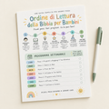 Inizia da qui: Ordine di Lettura della Bibbia per Bambini