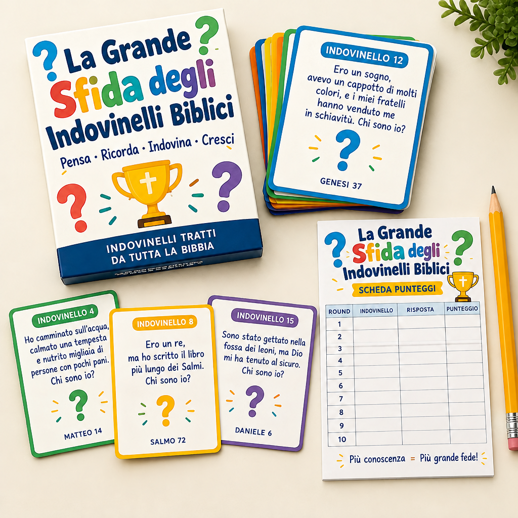 La Grande Sfida degli Indovinelli Biblici