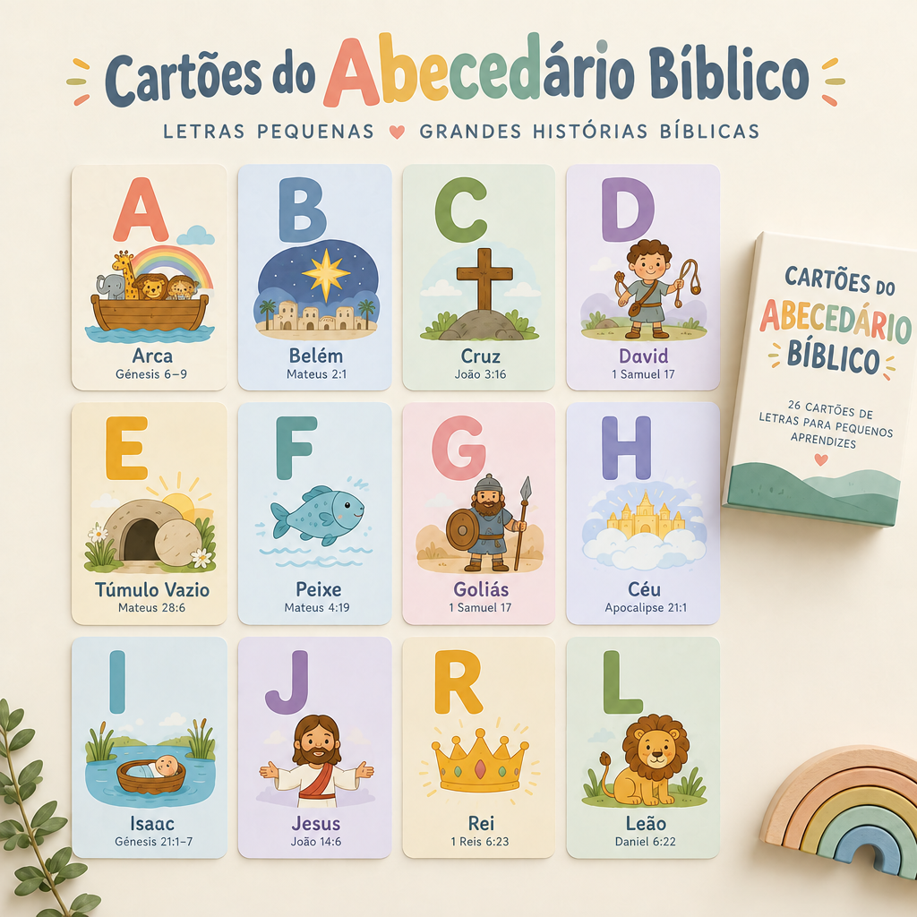 Cartões do Abecedário Bíblico