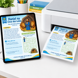 Caderno de Aventuras Bíblicas — Pack Infantil Grátis