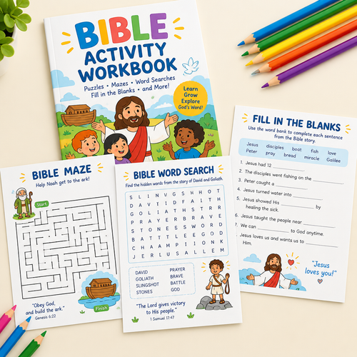 Bible activity workbook