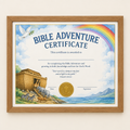 Bible completion certificate