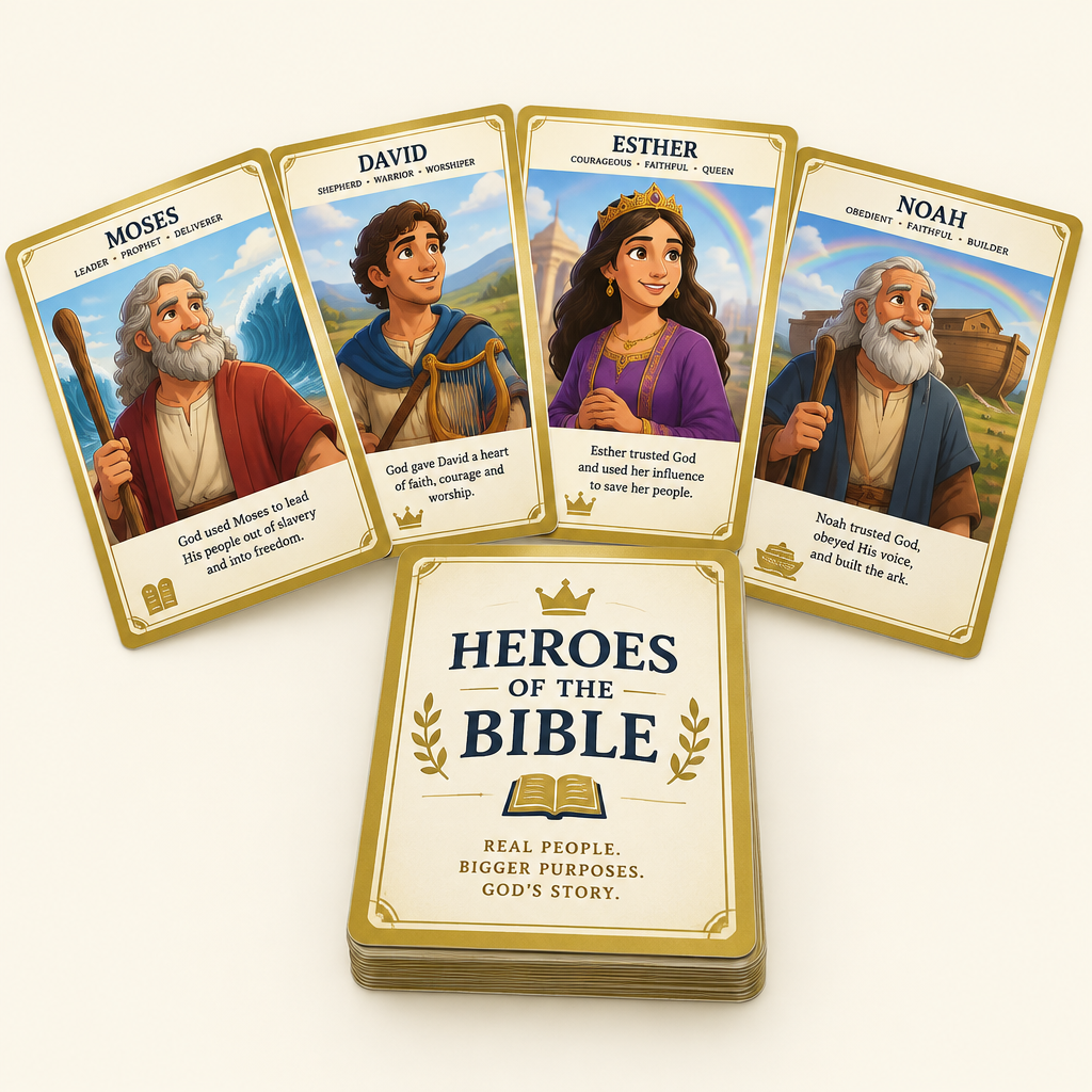 Heroes of the Bible cards